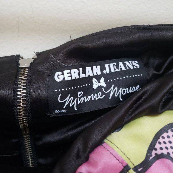 Gerlan Jeans x Minnie Mouse Disney RARE Runway Capsule Collection Mini Dress - Picture 12 of 14